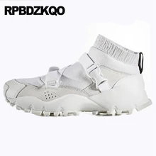 Фарфор для обуви высокое качество женский пол плоские кроссовки Китайский Китай Круглый носок Толстая подошва эластичный Высокий верх белый последние весенняя осень красивая отправка капель Мода европейская