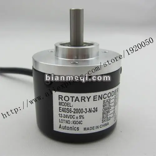 

E40S6-2000-3-N-24 rotary encoders outer diameter 40mm 2000P / R Shaft 6mm