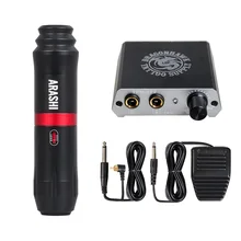 Ротационная ручка для татуажа, набор с мини-машиной для татуажа, Перманентный набор для макияжа, принадлежности для татуажа