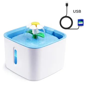 

2.4L Automatic Pet Cat Water Dispenser Fountain LED Electric USB Water Fountain For Dog Cat Water Bowl Drinking Dispenser