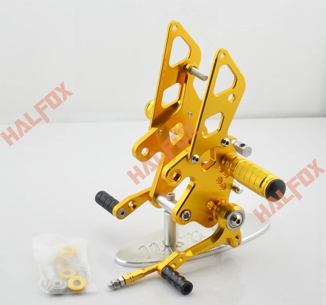 

Gold CNC Rearset Foot  Pegs Rear Set For KAWASAKI NINJA 250R EX250 2008 2009 2010 2011 2012