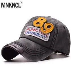 MNKNCL Горячие Ретро Омывается Бейсбол Кепки установлены Кепки Snapback шляпа для Для мужчин Bone Для женщин Gorras Повседневное Casquette письмо 89 Кепки s