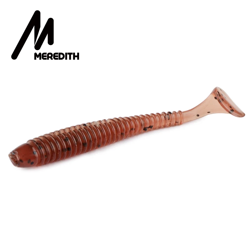 Рыболовная приманка MEREDITH Swing Impact Ring Shad, мягкая, 55 мм, 65 мм, 75 мм, пластиковая приманка, плавающая приманка, рыболовная приманка, искусственная приманка - Цвет: O