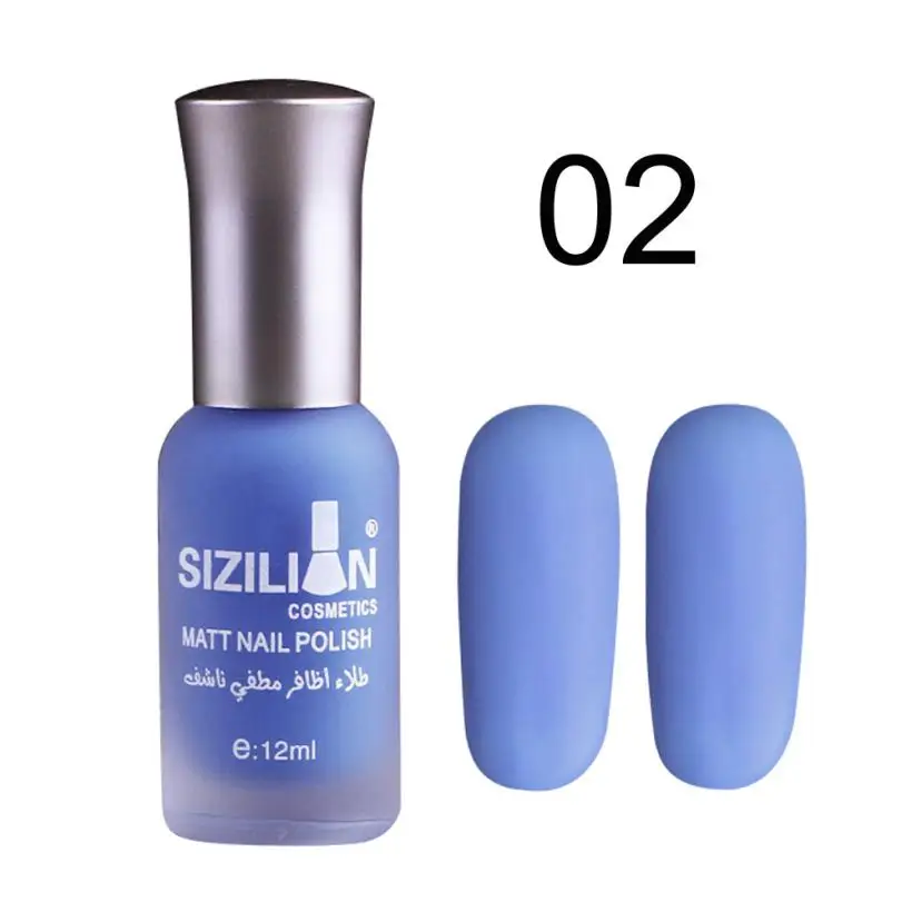 

Pro 12ml Matte Dull Nail Polish Fast Dry Long Lasting Nail Art Matte Care Nail Polish Gel 20 Colors Vernis Semi Permanant UV Gel