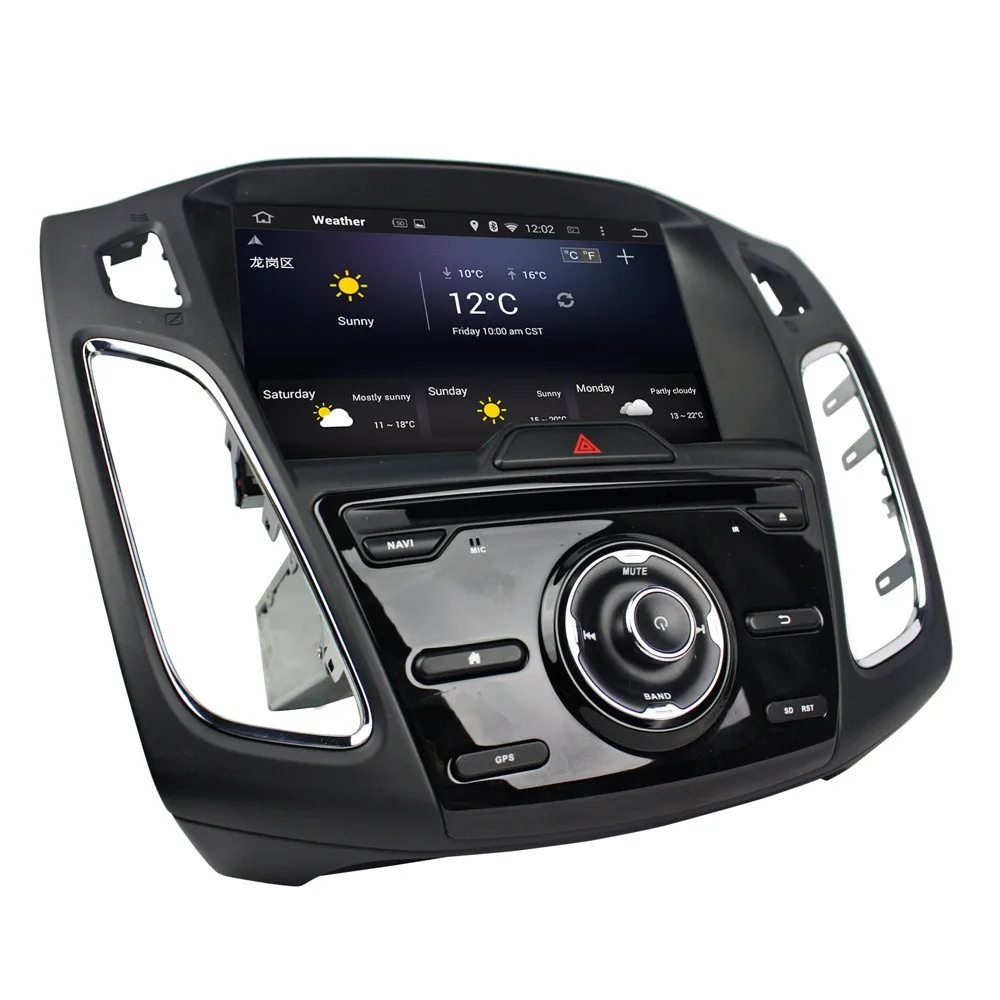 Flash Deal Car Multimedia Player Stereo Audio Radio DVD Player Android 8.1.0 GPS SYNC WiFi For Ford Focus 2015 2016 2017 2018 8
