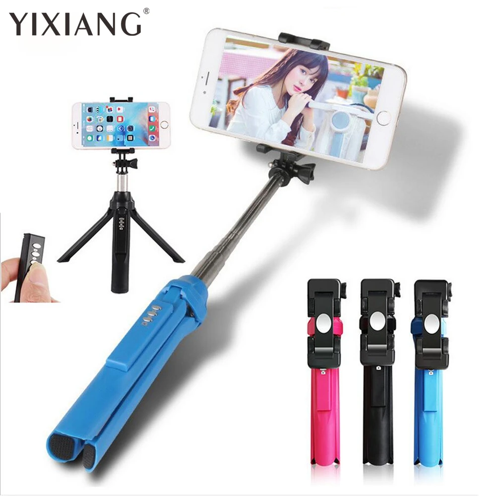 YIXIANG Bluetooth Selfie Stick extendible Monopod trípode para iPhone 6