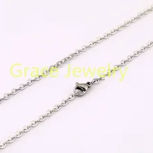

Wholesale 20pcs 20" (50cm) O Shaped Chain 316L Stainless Steel Floating Locket Chains Necklace DIY Jewelry Findings MN389