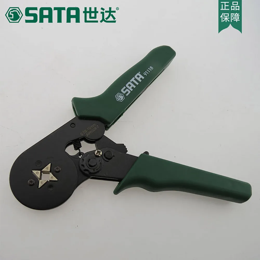 

SATA 7 inch tool crimping pliers self-adjusting European terminal crimping pliers cold pliers wiring pliers 91118