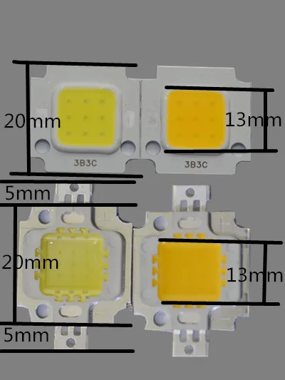 Полный Вт светодиодный COB 3030 мощностью 10 Вт, 20 Вт, 30 Вт, 50 Вт 1500MA 32V 6500LM 1500MA светодиодный чип-диод 50 Вт высокой мощности Светодиодный светильник для уличный светильник