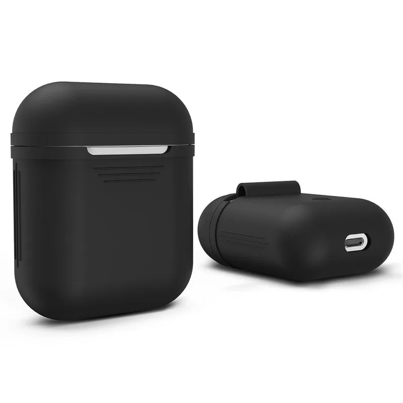 

Soft Silicone Case for Apple for Airpods Bluetooth Wireless Earphone Protective Skin Cover Box for Air Pods Ear Pods Bag