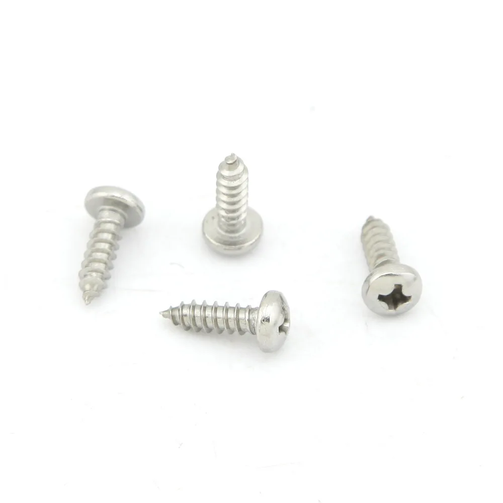 100 шт. M3.9x13mm Нержавеющая Сталь Phillips Езды винт С Цилиндрической Головкой|screw steel|screw