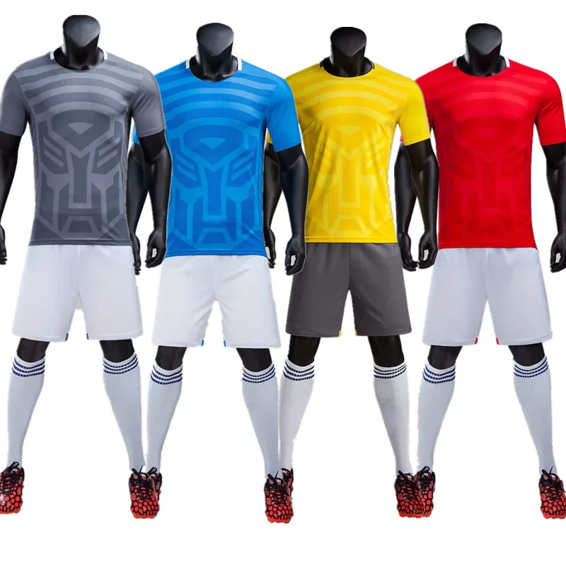 Игровые футболки под заказ 18 19 полиэстер короткий рукав мужчины и дети футболка для тренировок по футболу Лето футбол Джерси QD 004