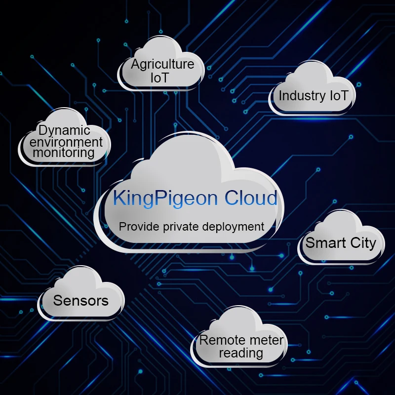 King Pigeon облачная платформа V3.0 Поддержка приложения веб-мониторинг и сбор данных в реальном времени настраиваемый