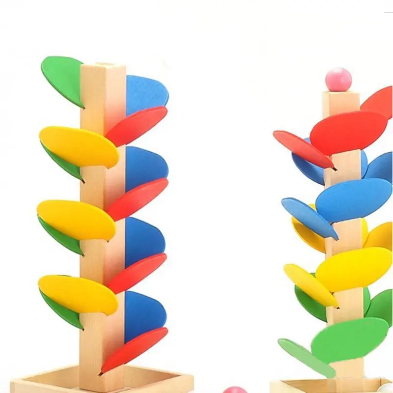 Детские развивающие деревянные игрушки Монтессори DIY, дерево, мраморный шар, Беговая игра, умные Забавные Игрушки для раннего образования