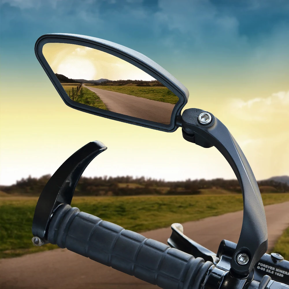 Bicycle Mirror MTB Road Bike Rear View Mirror Cycling Handlebar Back Eye Blind Spot Mirror Flexible Safety Rearview Bike Mirrors Bicycle Mirror MTB Road Bike Rear View Mirror Cycling Handlebar Back Eye Blind Spot Mirror Flexible Safety Rearview Bike Mirrors