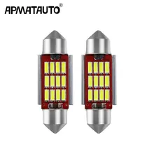 2 шт. C5W 36 мм Festoon лампочка для салона автомобиля белый 6000k Светодиодные номерные знаки светильник для Mercedes Benz W208 W209 W203 W169 W210 W211 W212