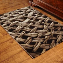 Новое поступление 3d трехмерный шелк подключен провод трещотки Гостиная Коврик для кофейного столика