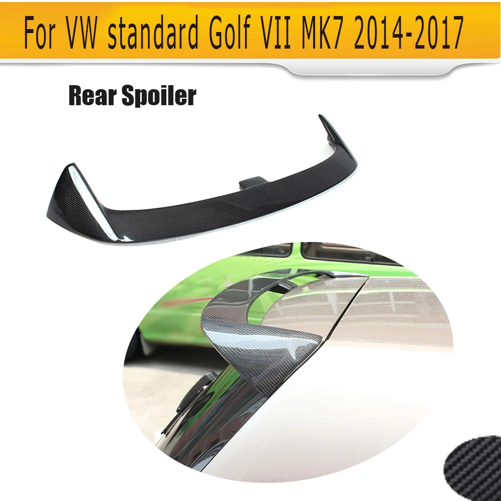 Carbon Fiber Auto Car Rear Spoiler Trunk Lip Wings For