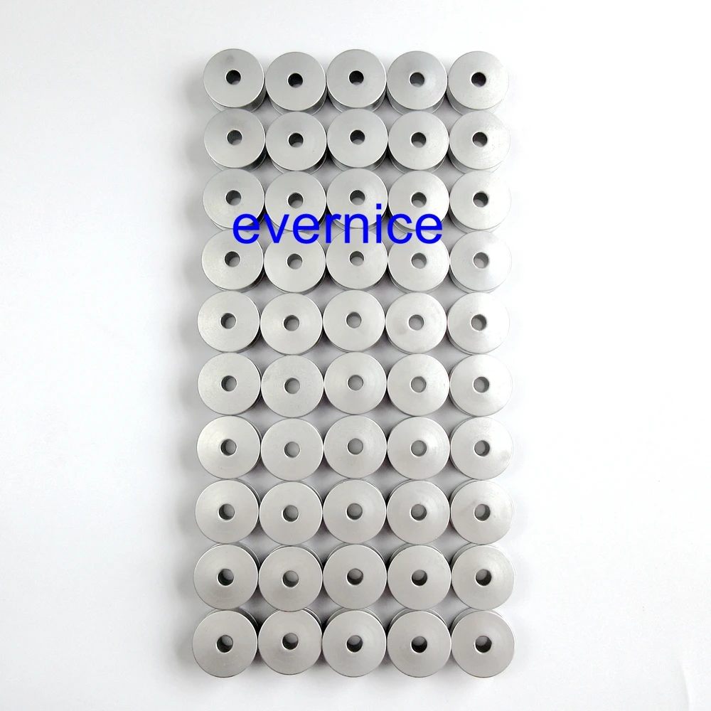 

50 Pcs Large Aluminum Bobbins Quilting For Handi Quilter Hq16 Hq18 A-1 Quilter