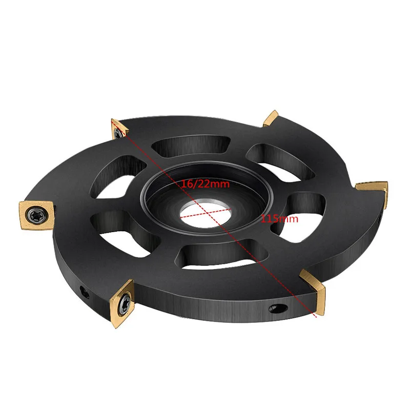 

115mm Wood Carving Disc Titanium Coated 6 Square Round Angle Grinder Disc Wood Shaping Disc Woodworking Cutting Disc 2 Types
