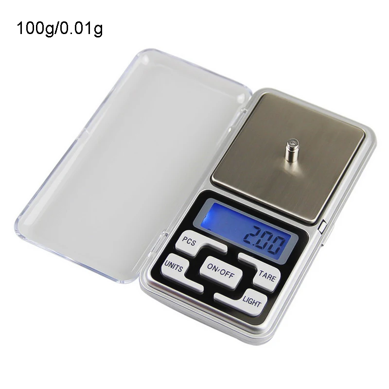 Urijk 500 г X 0,01 г Мини цифровые весы точные электронные ювелирные весы мини карманные весы Высокая точность взвешивания баланс