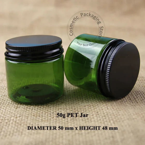 30pcs/lot Plastic Facial Cream Containers 50gr Eye Cream Vial