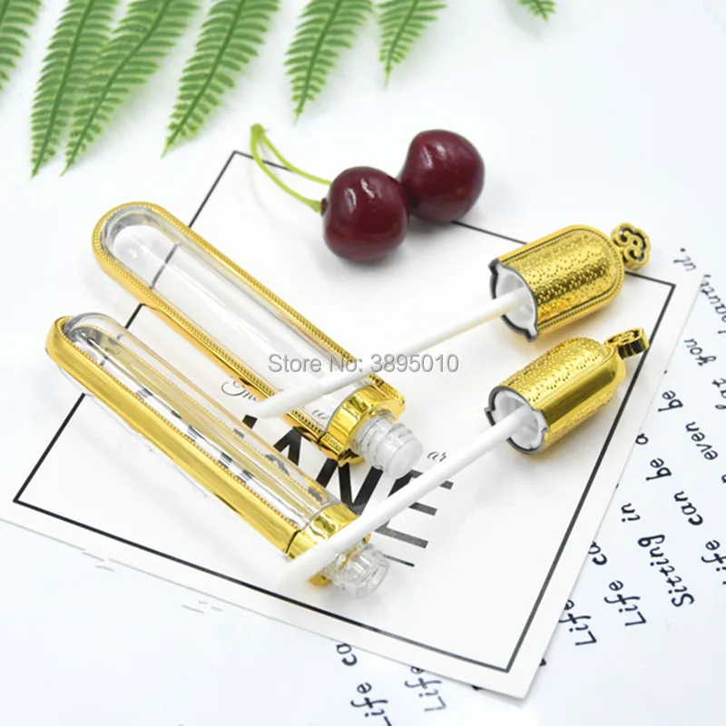 

10ML Empty Cosmetic Container Tube Travel Gloss Pretty Empty Clear Lip Containers For Makeup F257