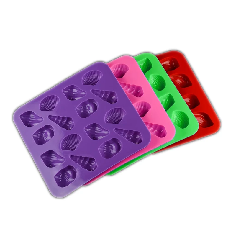 Силиконовые Sea Life тема Seashell рыбы и Seastar формы Шоколадные конфеты gumm печенье торт
