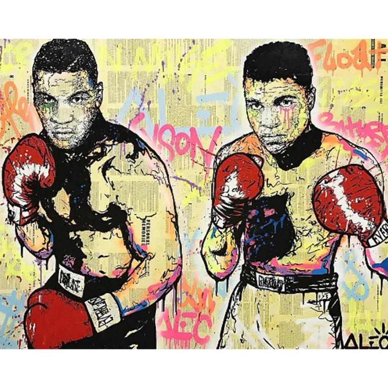 

H975 large diy diamond painting Boxing champion,3d mosaic,full square diamond painting