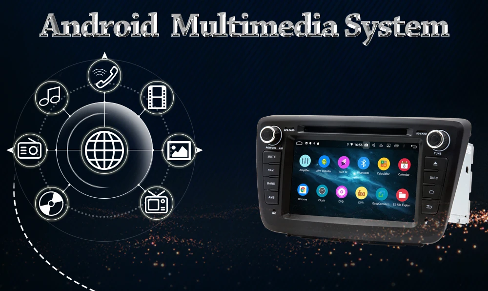 Clearance Owtosin 2 din Android 9.0 Car DVD Radio For Suzuki Baleno 2016 2017 2018 Car GPS Navigation Multimedia Player 4GB RAM 32GB ROM 2