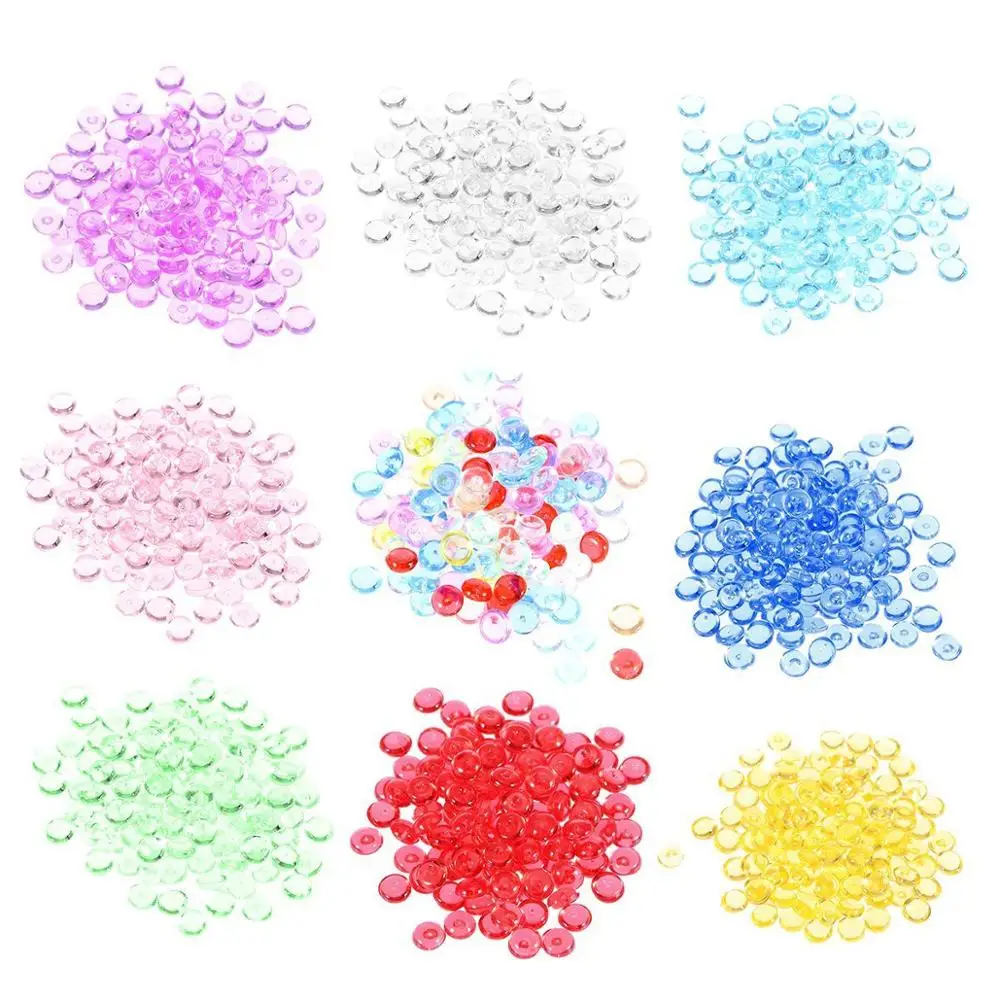 

7*4 mm 30 grams Acrylic Sequins PVC Flat for DIY Card Making Craft Color Collection