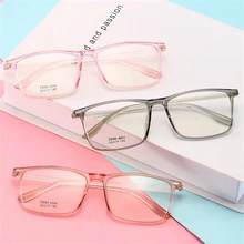 Классические TR90 студенческие оптические очки женские брендовые дизайнерские прозрачные анти-голубые легкие оправа для очков, при близорукости мужские компьютерные очки