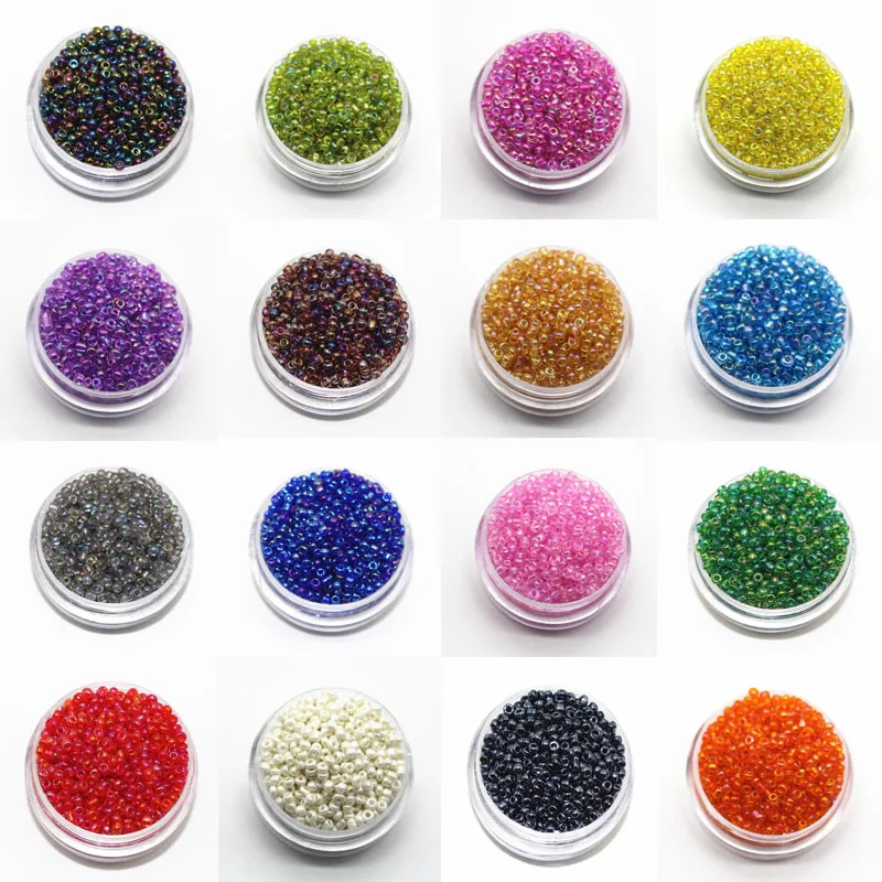 

3000pcs Jewelry Glass Beads Czech Seed Spacer Beads 2mm Jewelry Making Findings Necklace Diy Beads