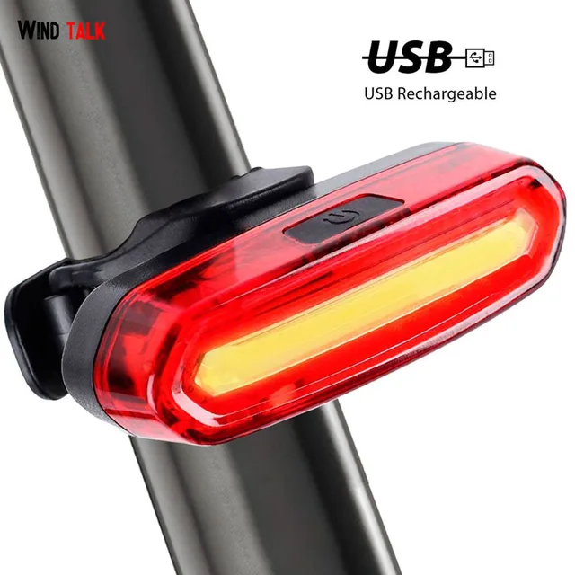 Cheap Wind Talk 4 color Led Bike Rear Light Usb Rechargeable Bike Laser Light 120 Lumens Bicycle Taillight