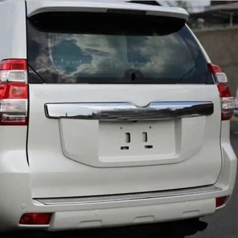 RETYLY Accesorios de la Ventana Trasera de Pcs Chrome para Land Cruiser Prado 150 Accesorios