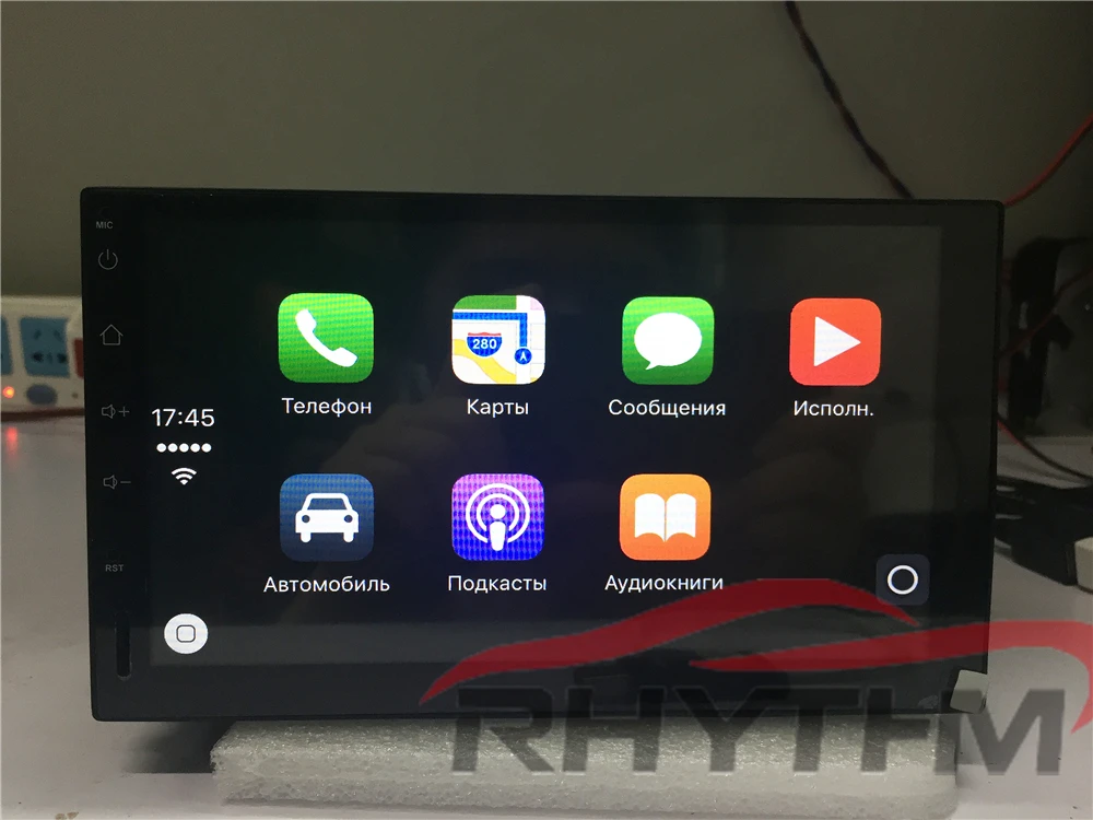 Ритм 2 din android автомобильный Радио Внешний порт carplay USB carplay тюнер Поддержка iPhone Авто stick hands free Функция