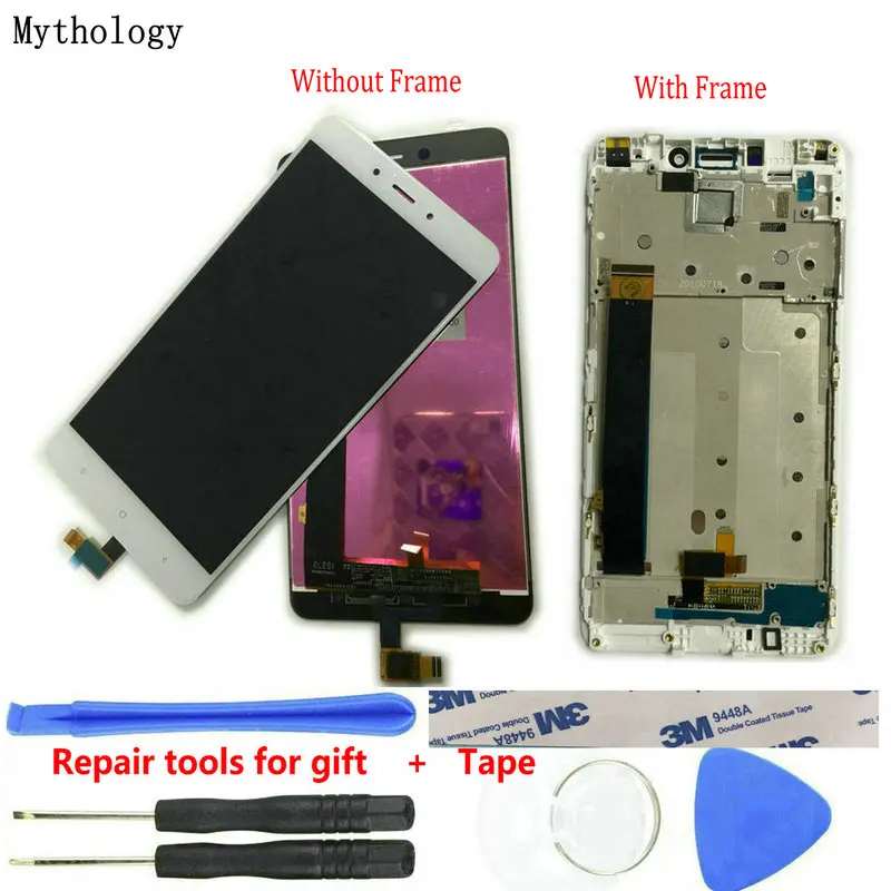 

For Xiaomi Redmi Note 4 Touch Screen Display MTK Helio X20 Version 5.5 Inch Replacement Touch Panel Mobile Phone LCDs Mythology