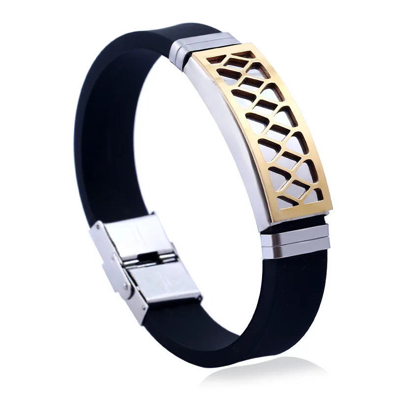 Network Model Pattern Stainless Steel Bracelets Lucky Wristbands Charm Brace Lace Women Men Christmas Gift | Украшения и
