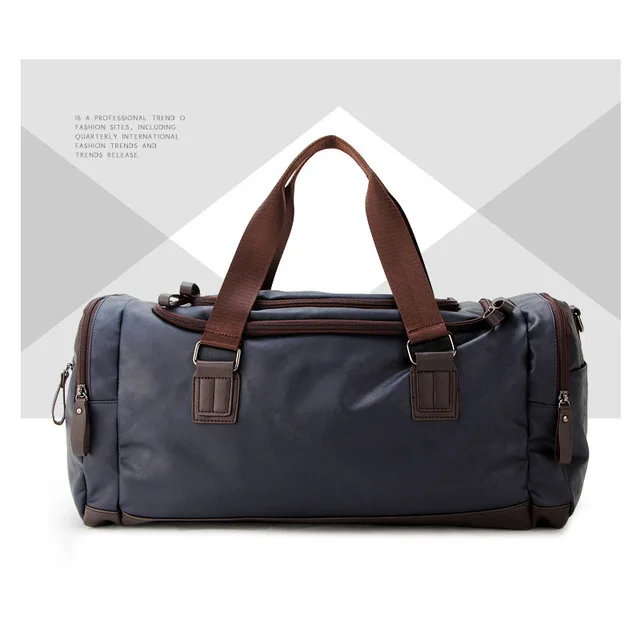Мужская сумка для путешествий, модная вместительная сумка на плечо, мужская сумка-мессенджер, высокое качество, повседневные дорожные сумки через плечо - Цвет: blue2072