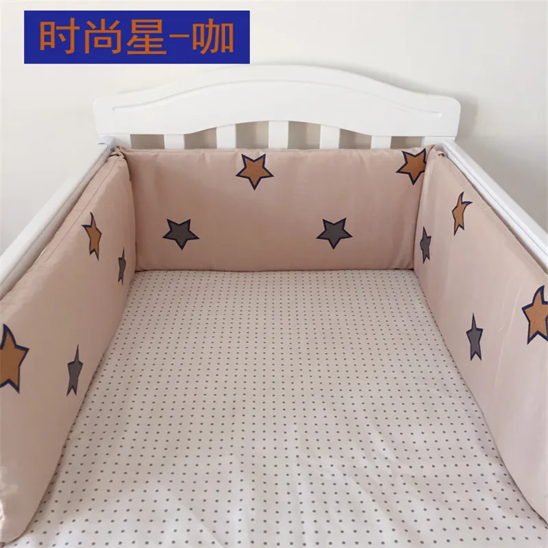 Детская кровать bumper200* 30 см детская кровать вокруг подушки Детская кроватка мягкая защита для младенцев простой принт BPkk - Цвет: C12