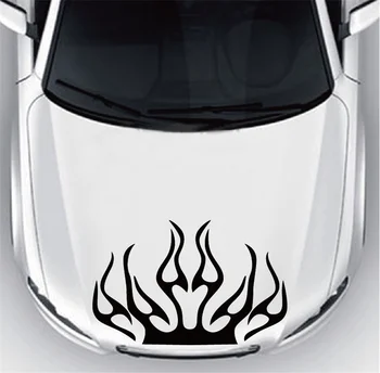 

Hot Fire Flames Vinyl Car Sticker/Decal for Car Hood Door Body Decoration CA1262