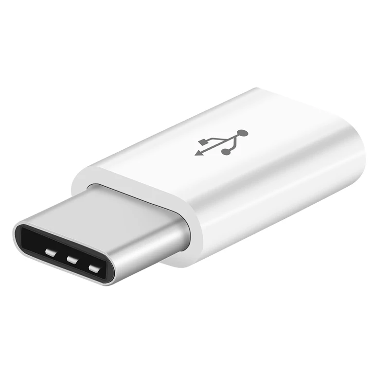 3 шт./лот Micro USB к USB C 3,1 Кабель-адаптер type C конвертер для Macbook samsung s8 huawei p10 p9 type C адаптер