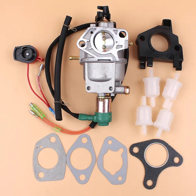 Carburetor Carb Solenoid Intake Manifold Gasket Filter Kit For HONDA