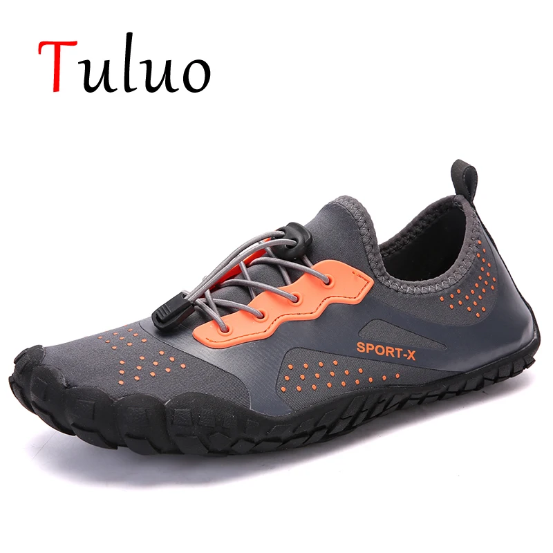 TULUO حار بيع أحذية ماء الرجال بيرفوت رياضية الصيف في الهواء الطلق الصنادل البحر المنبع سباحة التزحلق المطاط عدم الانزلاق أكوا أحذية TULUO حار بيع أحذية ماء الرجال بيرفوت رياضية الصيف في الهواء الطلق الصنادل البحر المنبع سباحة التزحلق المطاط عدم الانزلاق أكوا أحذية
