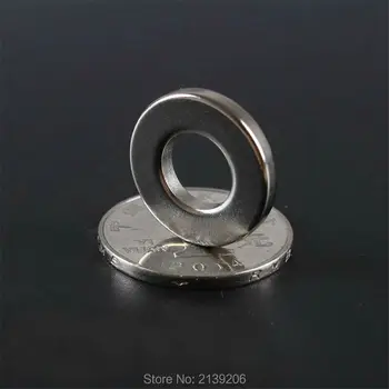 

50pcs Ring D20mm*d10mm*3mm pulling force1.9 KG strong neodymium ndfeb permanent magnets with straight hole