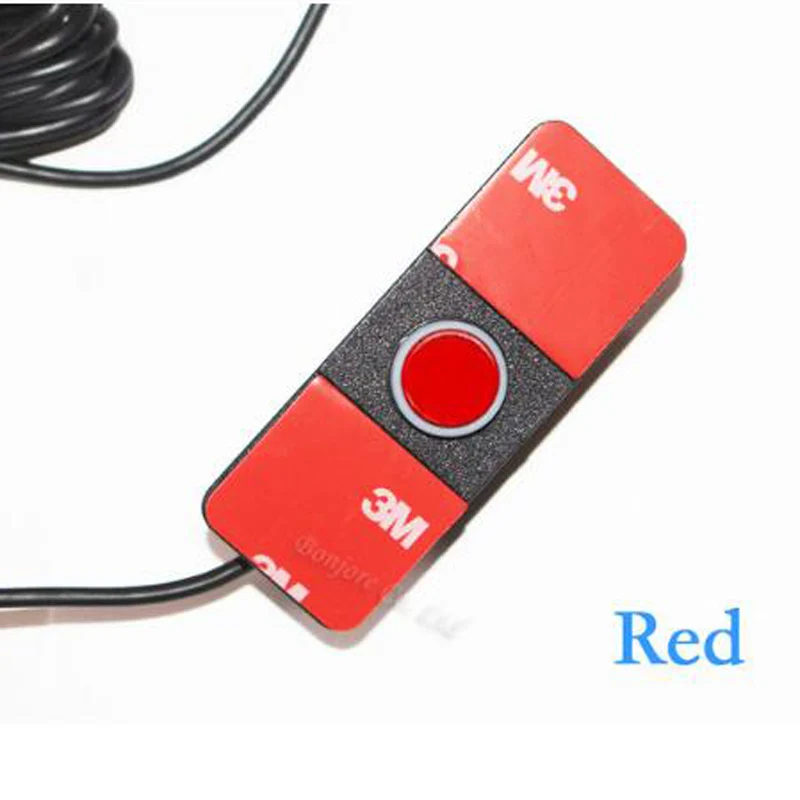Koorinwoo 16,5 мм плоские зонды электромагнитный датчик парковки парк baclight Биби зуммер динамик парктоник обратный безопасность - Название цвета: Красный