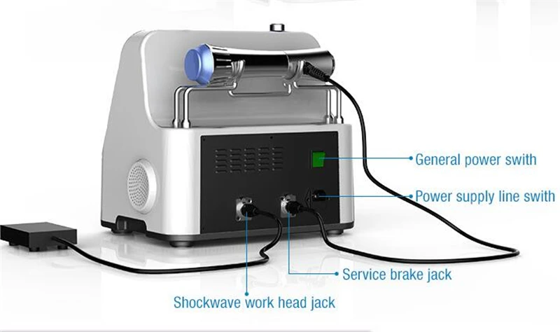 Портативная машина для ударно-волновой терапии для высокого давления макс до 6 бар ударный шок волна физиотерапевтический аппарат