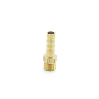 

6mm OD Hose Barb x M8x1 Metric Male Thread Brass Barbed Pipe Fitting Coupler Connector Adapter Splicer For Fuel Gas Water