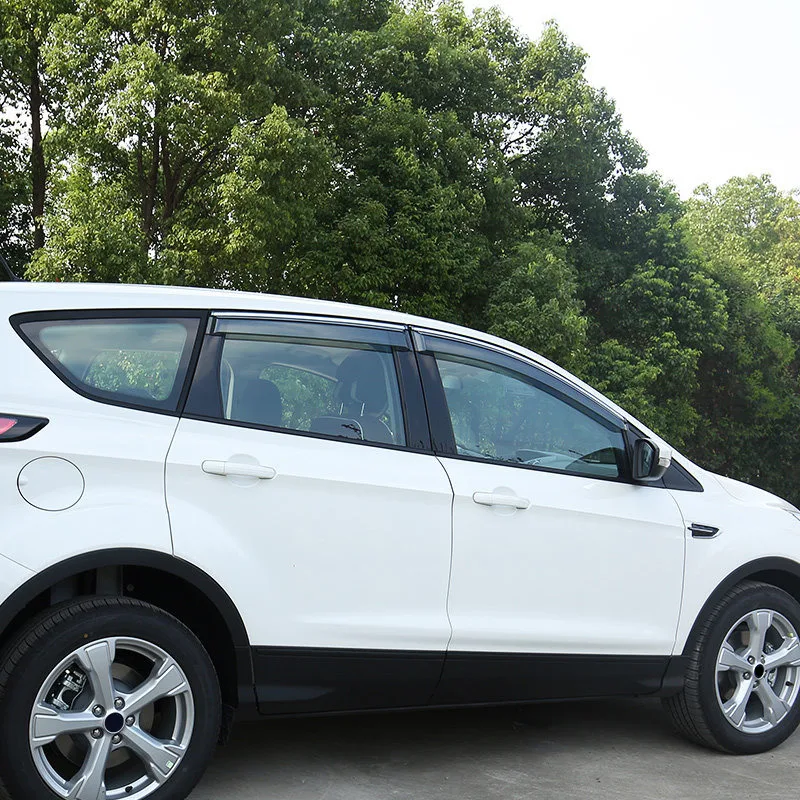 Для Ford Kuga Escape 2013 Пластиковый оконный козырек, защита от дождя, защита от солнца, дефлектор, отделка, 4 шт., автомобильный Стайлинг