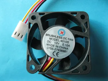 

6 Pcs Brushless DC Cooling Fan 12V 4010S 7 Blades 3 wires 40x40x10mm